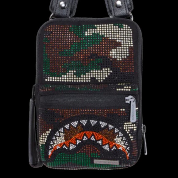 SPRAYGROUND Trinity Camo Crossbody/Sling Bag (Brand New w/Tags "Rare") Unisex - Picture 11 of 14
